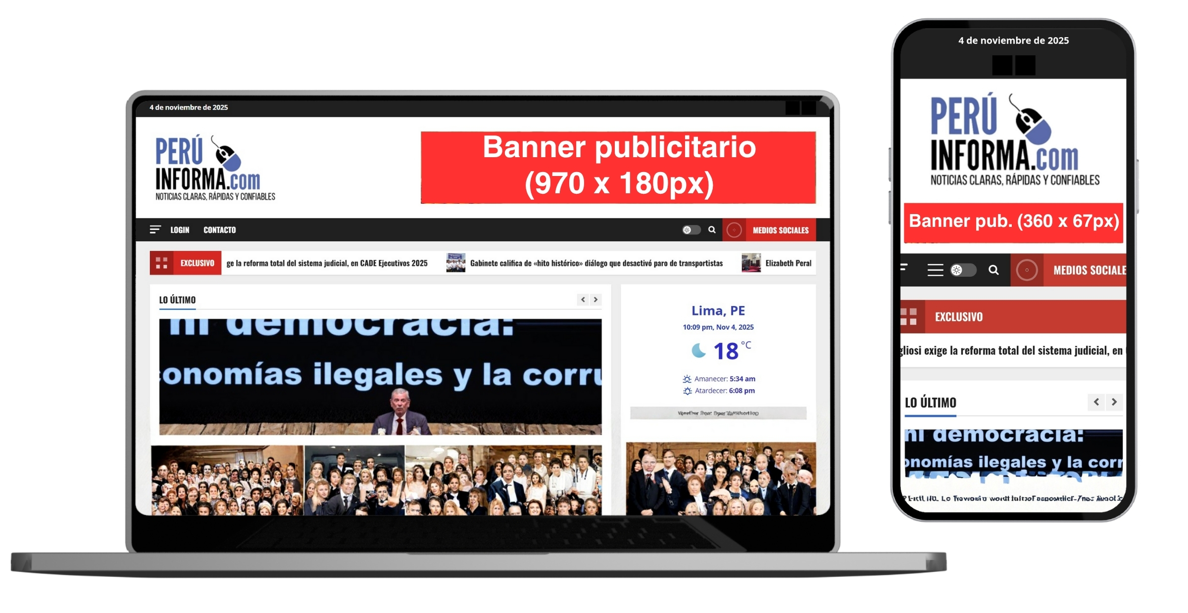 Banner Superior Principal