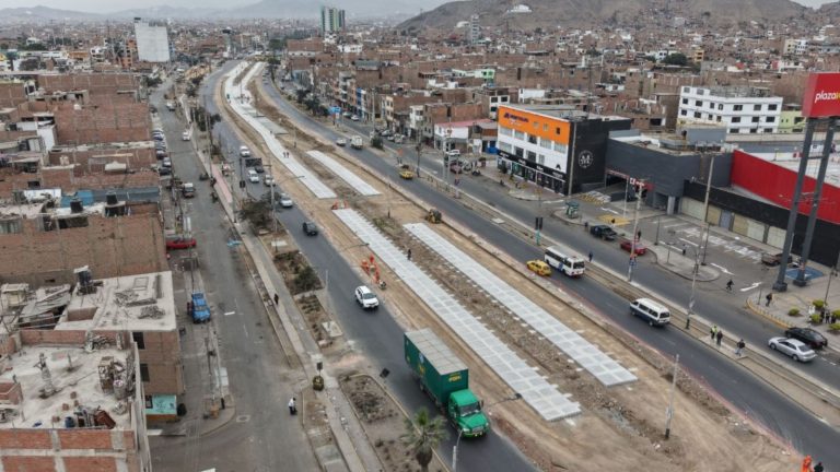 SMP: Vía Expresa Norte del Metropolitano alcanza 30% de avance en su primera etapa