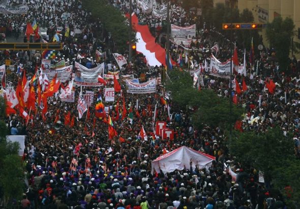 protestasCentrodeLimaMarchadeSacrificio