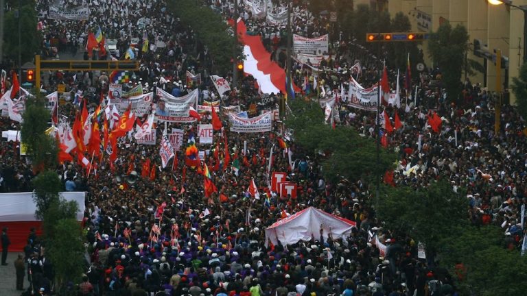 protestasCentrodeLimaMarchadeSacrificio